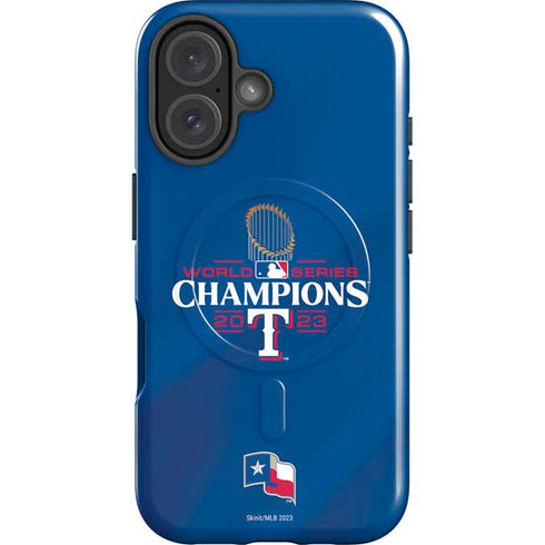 2023 World Series Champions Texas Rangers iPhone 16 Plus Magsafe Impact Case